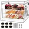 Adjustable Acrylic Pastry Display Case for Countertop Bakery Showcase